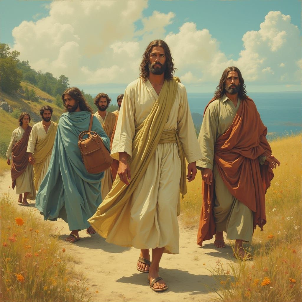 Jesus said to his disciples, travel lightly