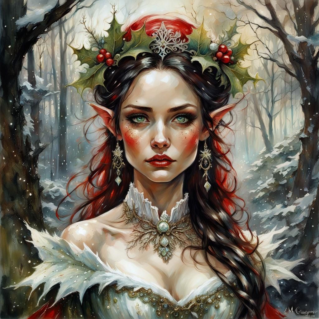 Elf queen  by @Gothic Rubette