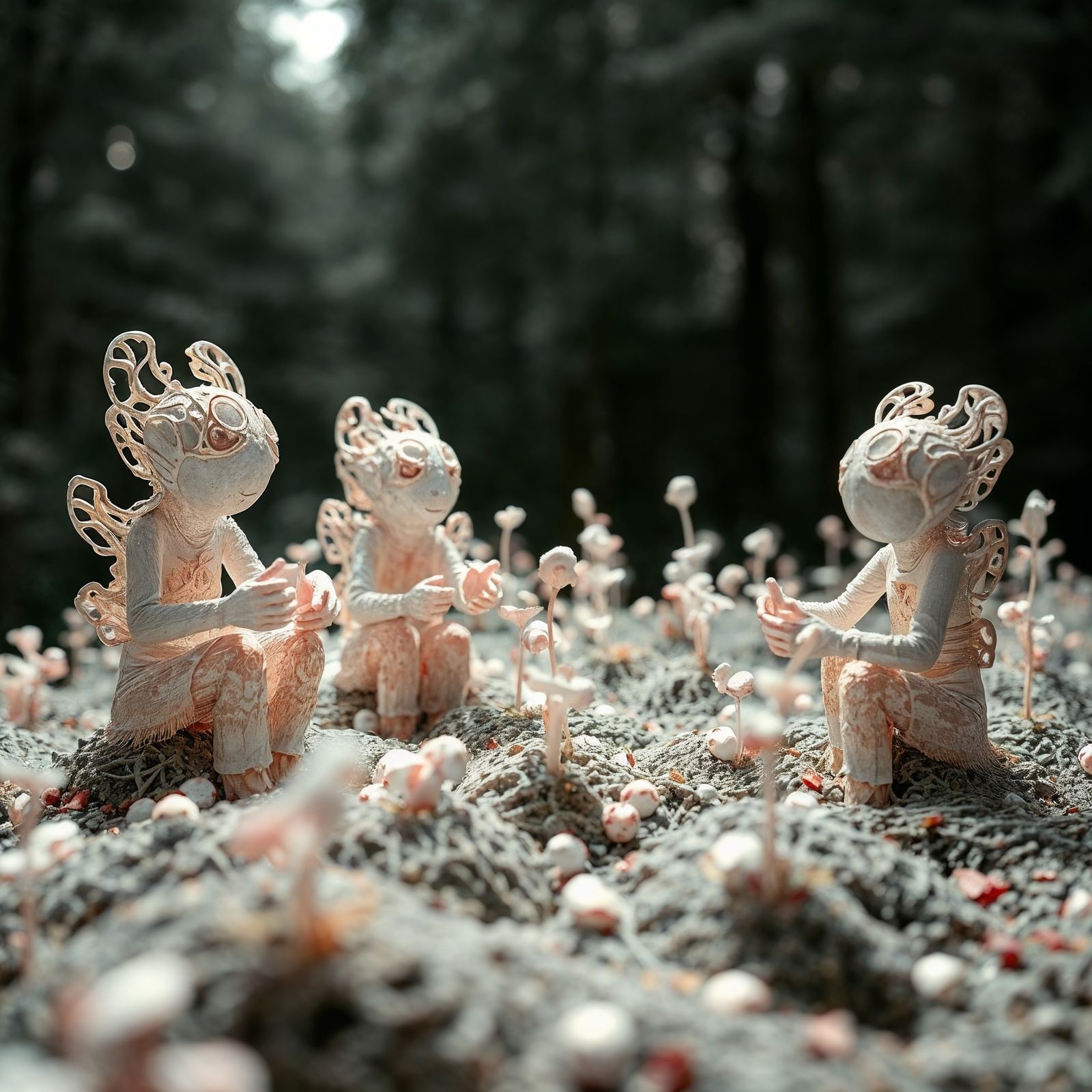 Ethereal ecosystem cultivators nurturing reality seedlings