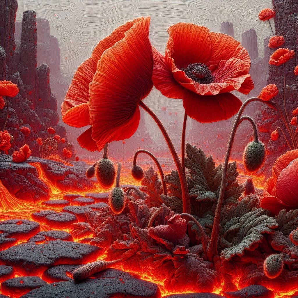 Lava Poppies