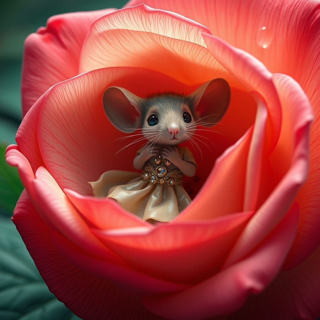 Mouse-alina [Thumbelina]  by @FeralFlips