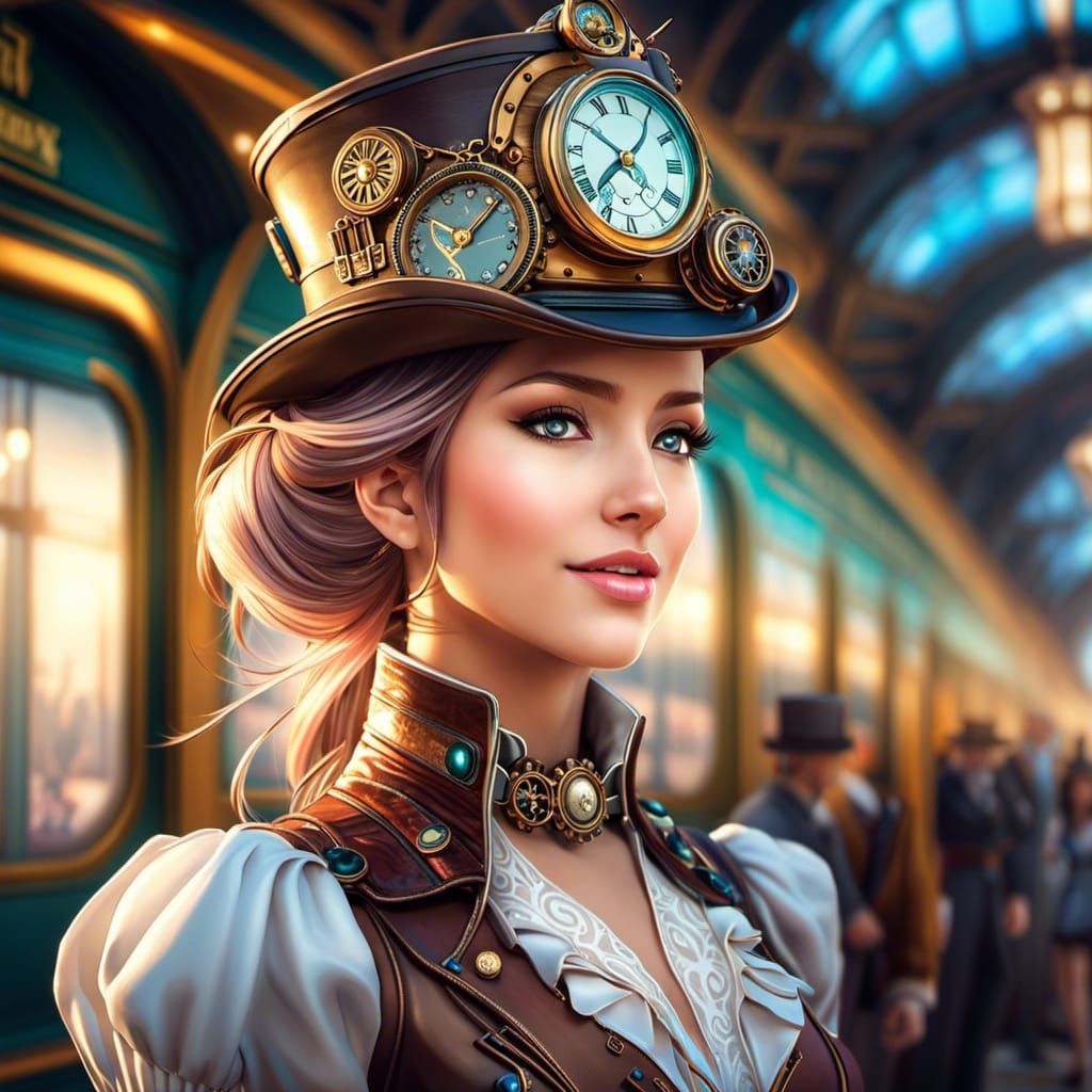 At The Train Station AI Generated Artwork NightCafe Creator at-the-train-station-ai-generated-artwork-nightcafe-creator