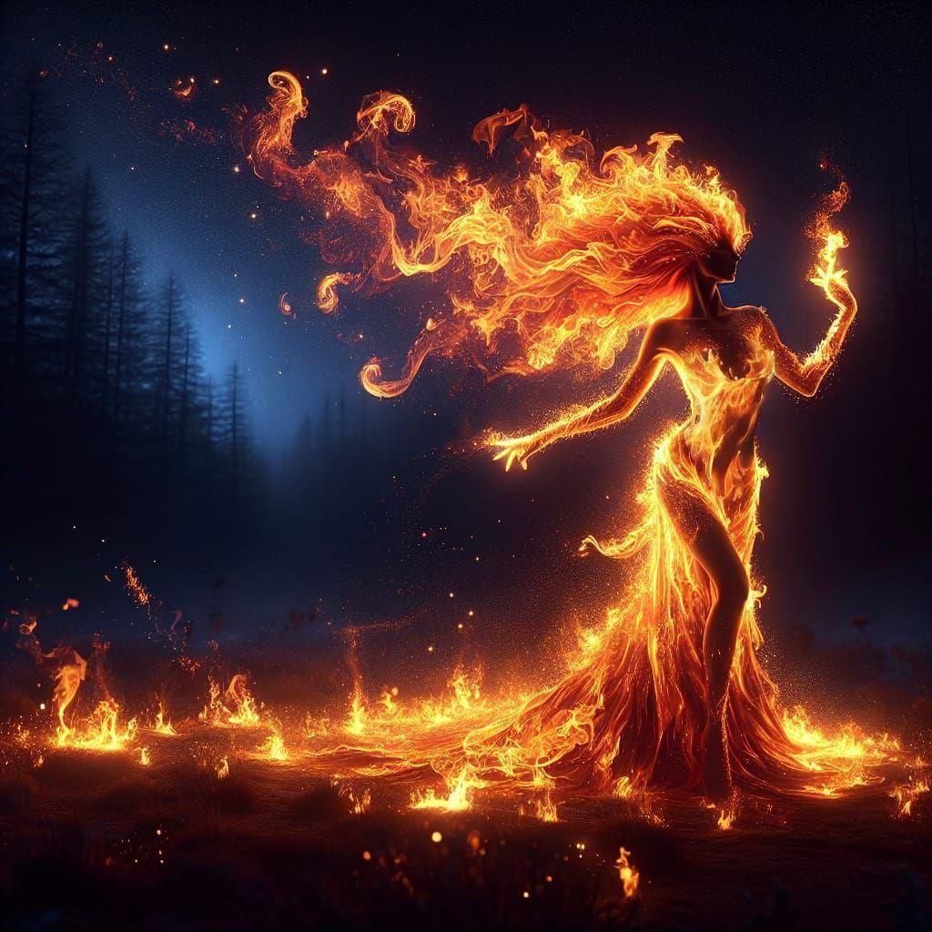 The Flame Siren  by @Schmooz