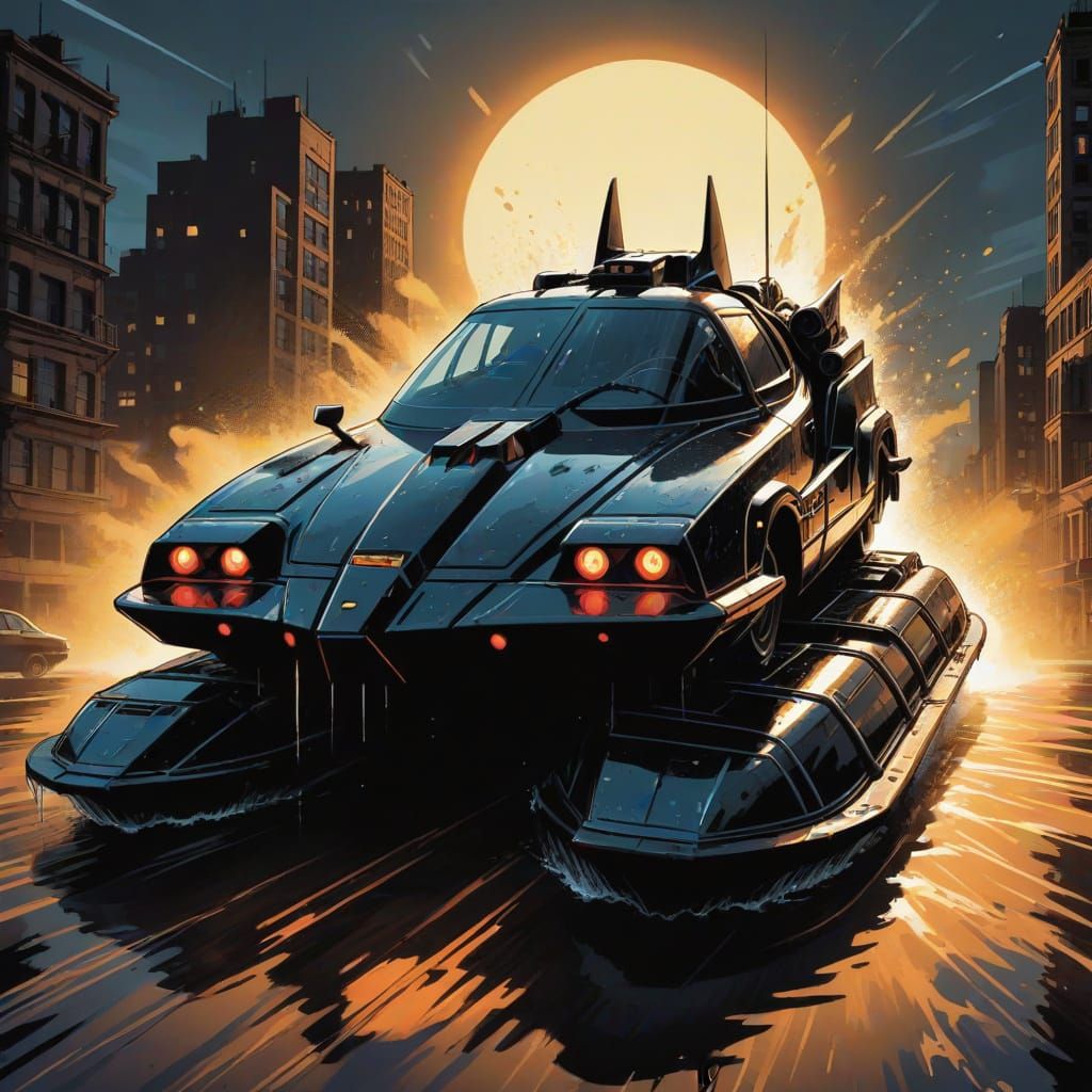 Batmobile hovercraft 