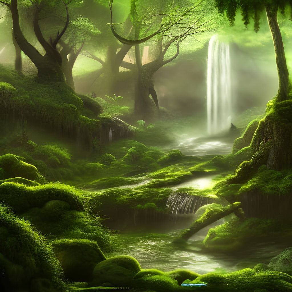 Forest Waterfall
