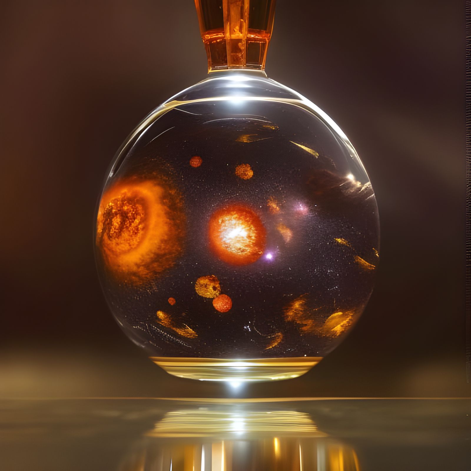 All the chaos of the universe in a flask  by @Berno