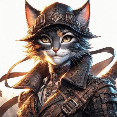 Calli the Calico cat.