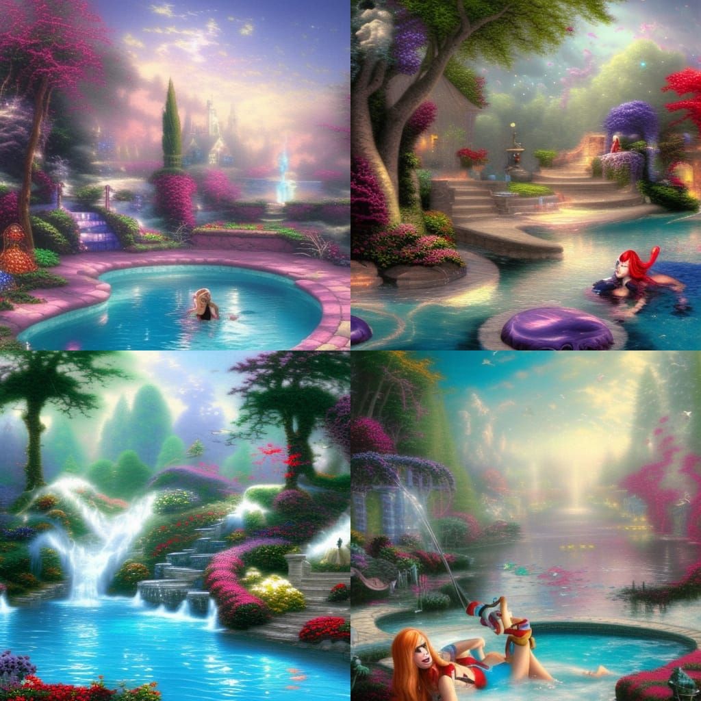 hottest harley quinn pool