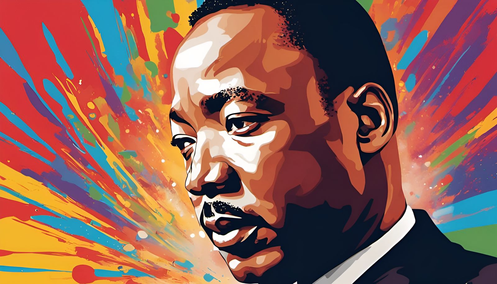 Martin Luther King Jr. v.1 - AI Generated Artwork - NightCafe Creator