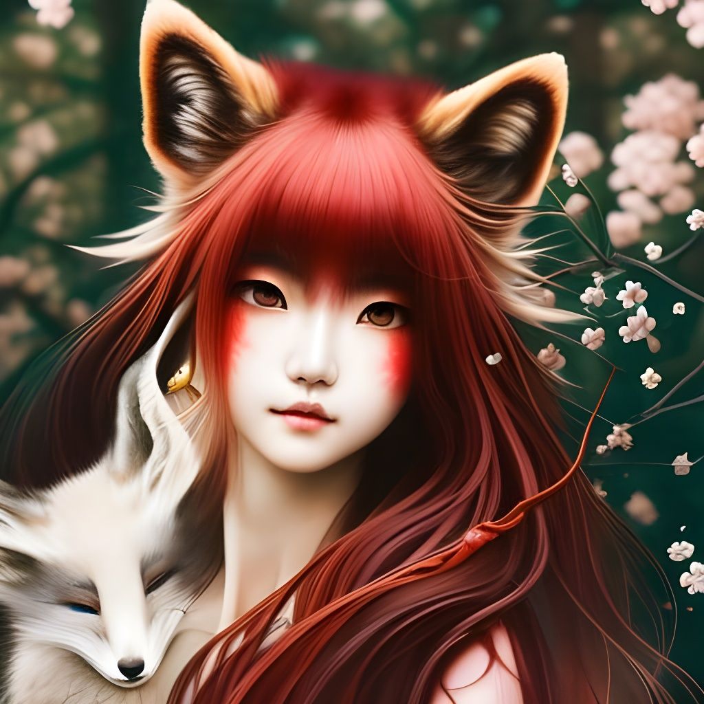 Young Kitsune - AI Generated Artwork - NightCafe Creator