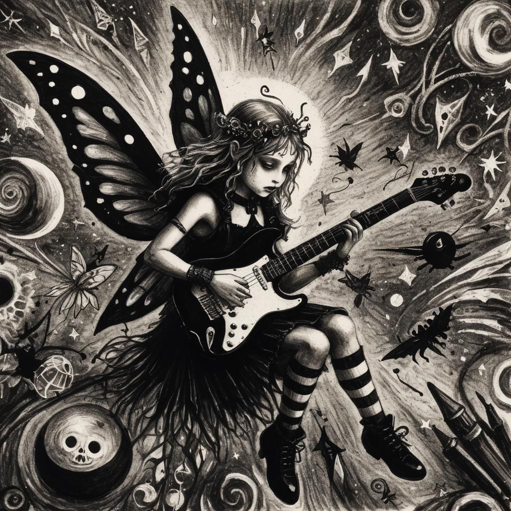 Kids Crayon drawings ,surreal child's drawing of a crayon  g...