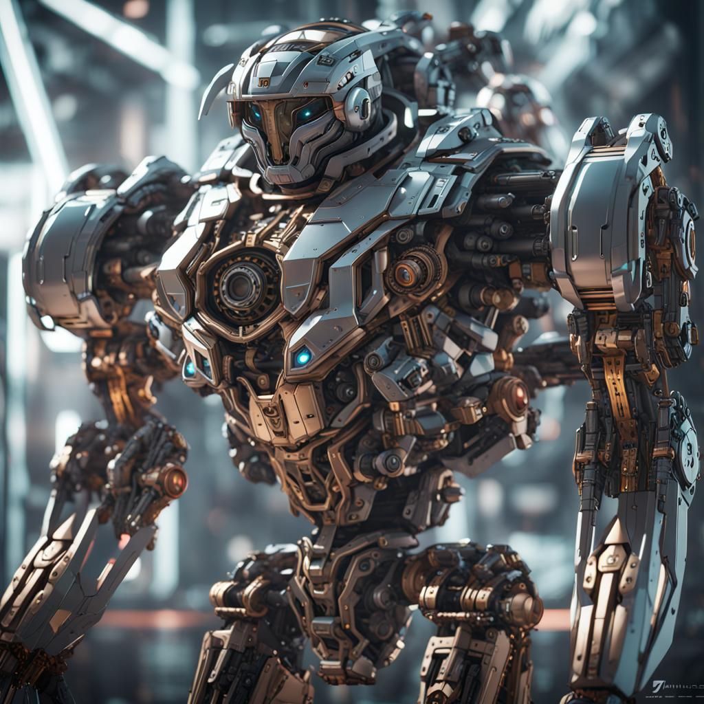 Un lindo robot 🤖 - AI Generated Artwork - NightCafe Creator