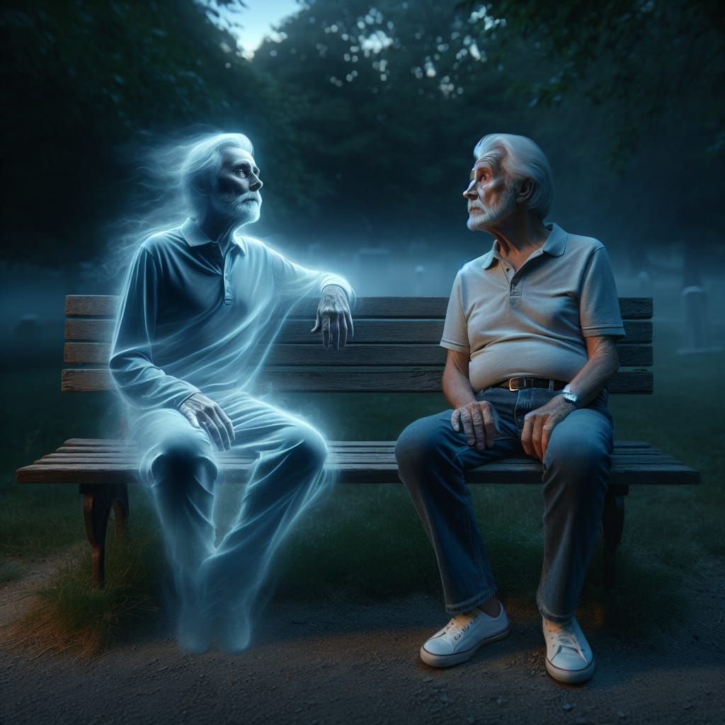 A 67-year-old man and the ghost of his brother! (Upscaled Version)