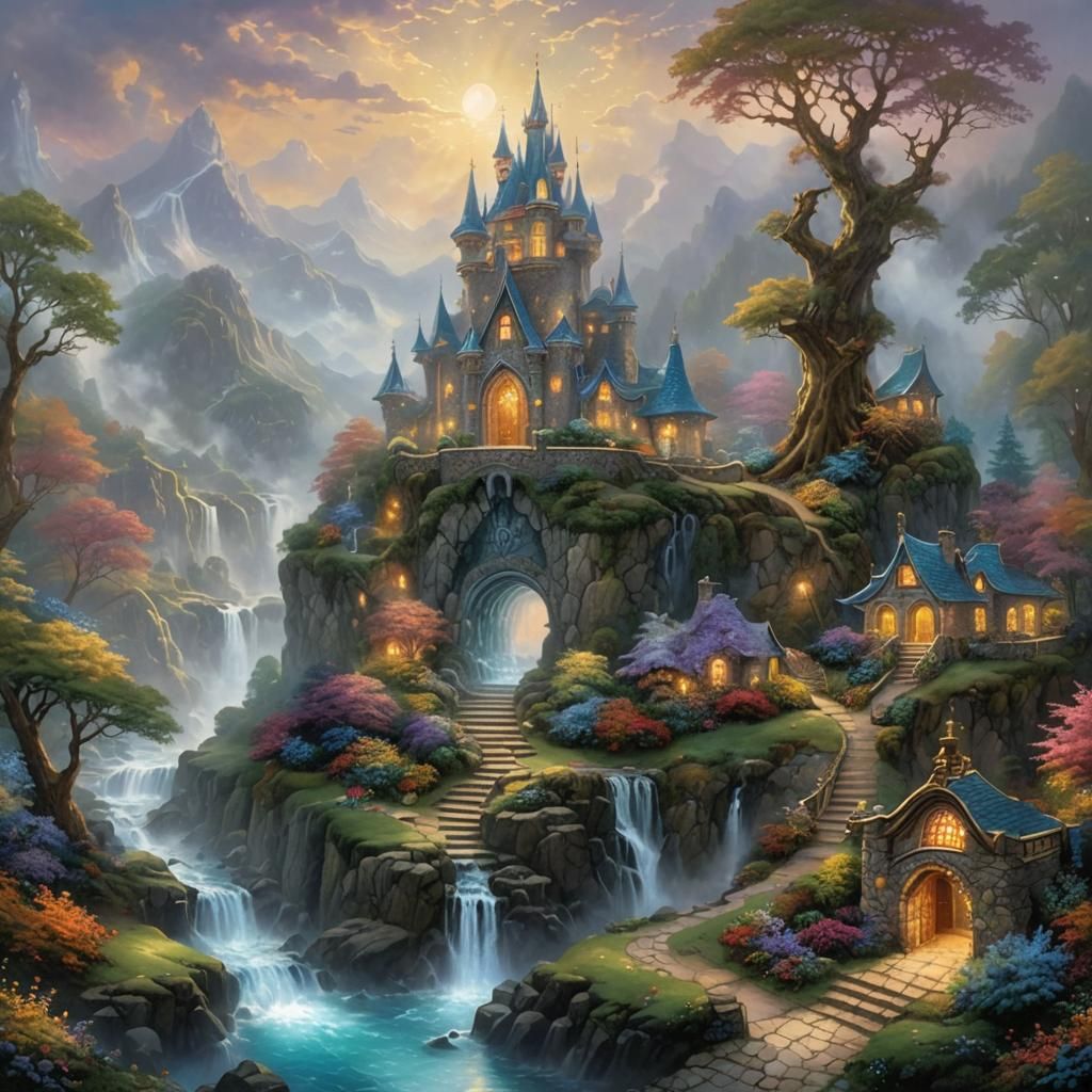 City in the mountains
