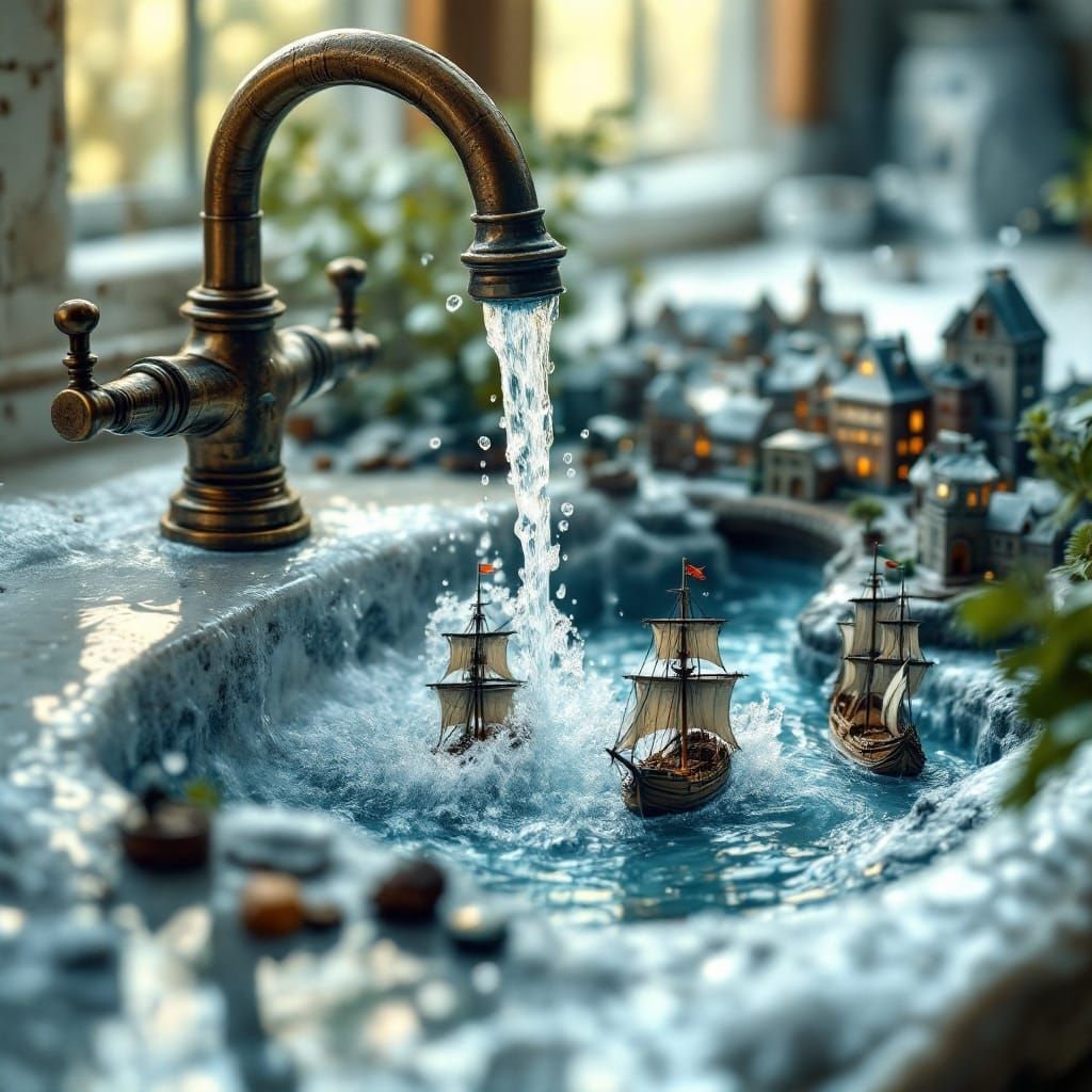 Harbor  by @AiArtist47