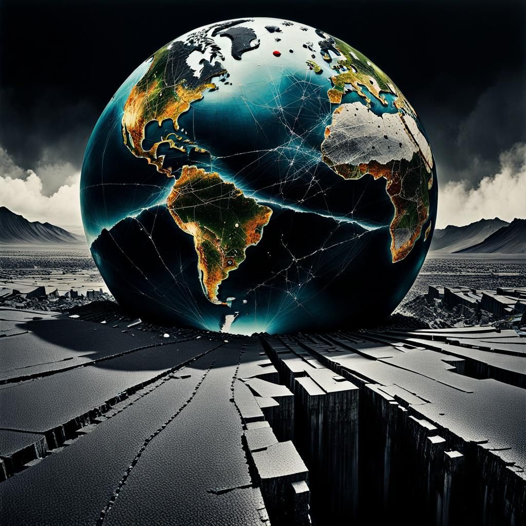 Shattered world  by @Ursula