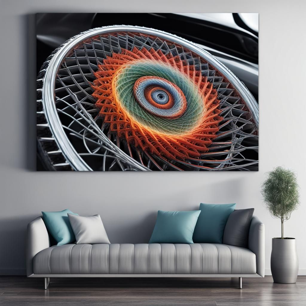 Spinning Wheel - AI Generated Artwork - NightCafe Creator