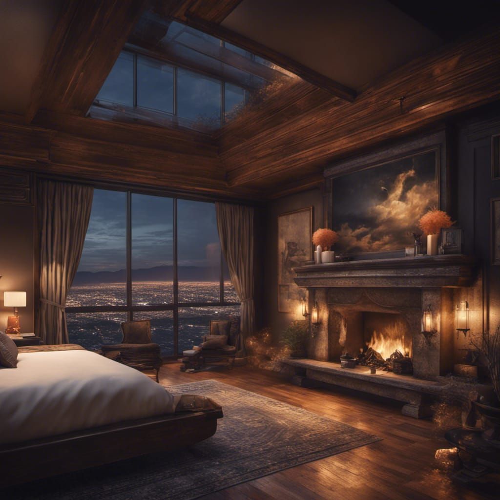 Cozy bedroom ai generated artwork nightcafe creator