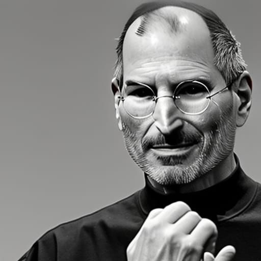 Foto do Steve Jobs que fiz em uma IA qualquer.