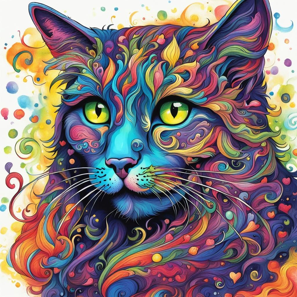 colors cats fantasy