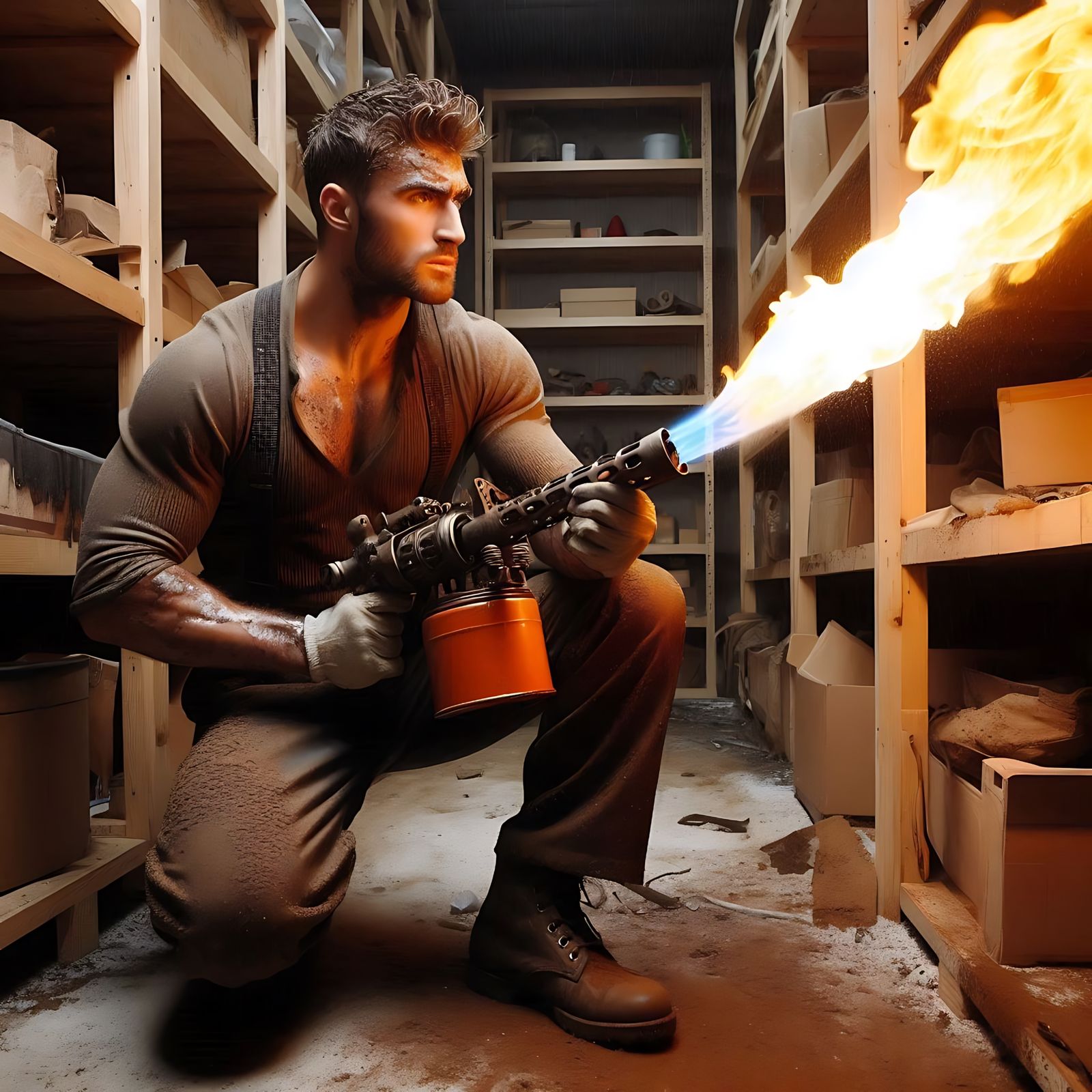 An ordinary day of a prisoner in RimWorld