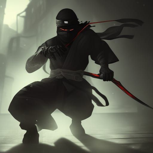 Ninja - Ai Generated Artwork - Nightcafe Creator