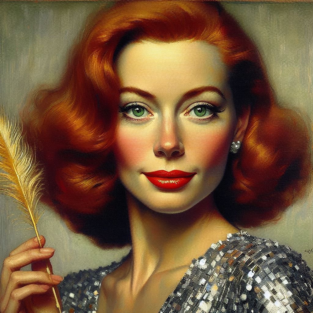 She's pretty, then. Isn't she?