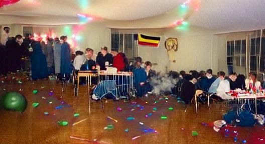 Candid photograph of the new year's Eve party hosted by your...