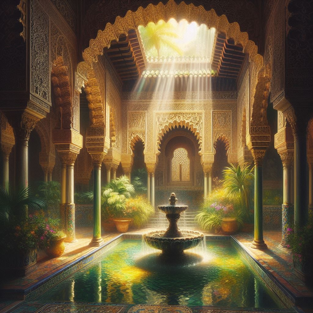 Courtyard reverie. New 🎶Song🎶