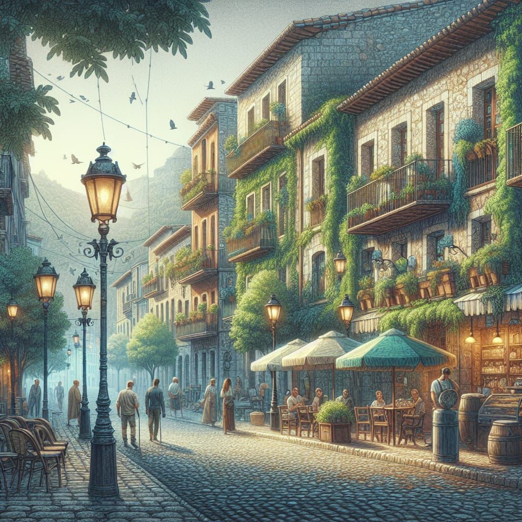 Ciudad en estilo campestre