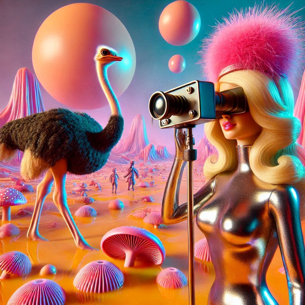 Surealistic Barbie World.