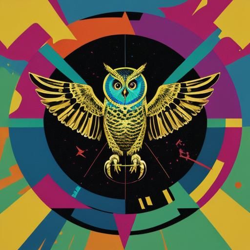 owl, fly, black magic world