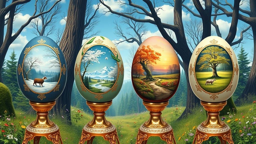 Fabergé Seasons  by @Gazza_Italy