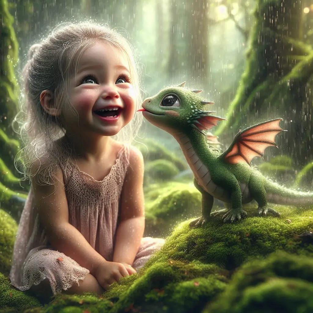 Girl and the dragon