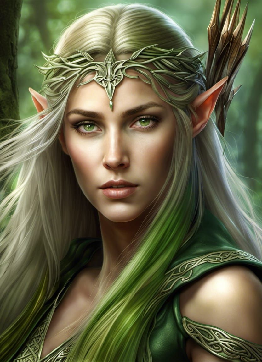 Elven Warrior - AI Generated Artwork - NightCafe Creator