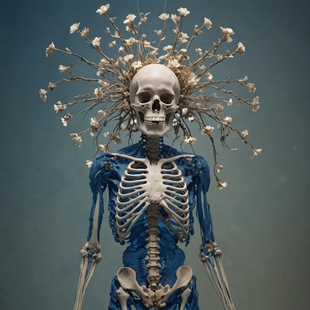 Bones Bloom Blue
