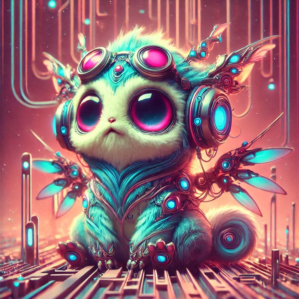 adorable fairy-tale fantasy creature portrait..