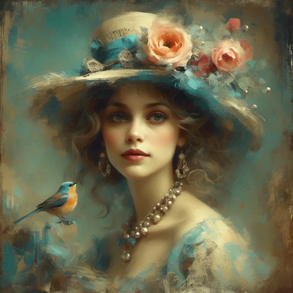 <lora:Vintage Vibe:1.0> Beautiful woman