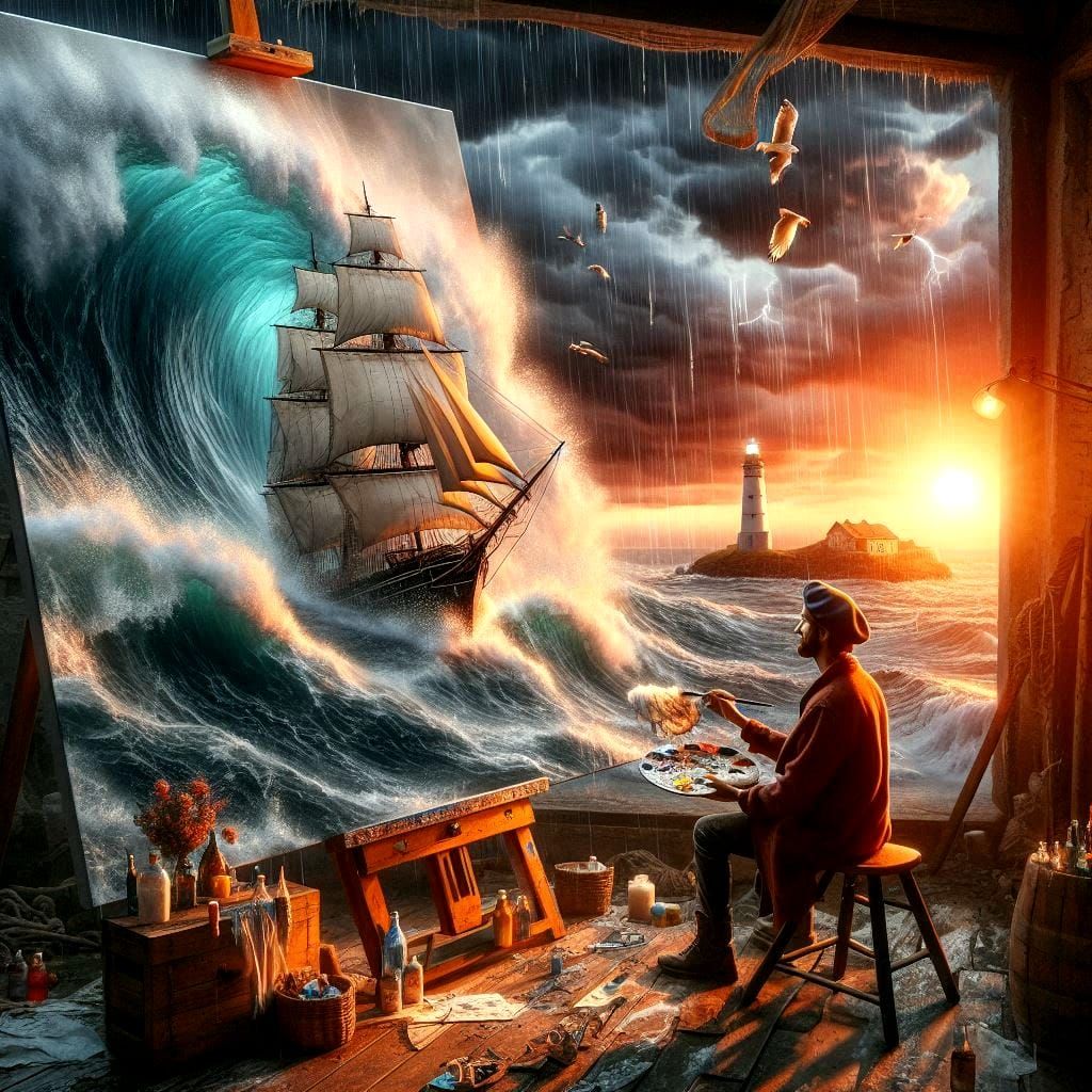 Virtual reality  by @Mezza