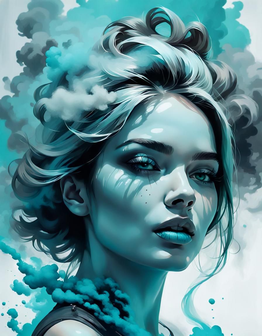 Cyan Lady
