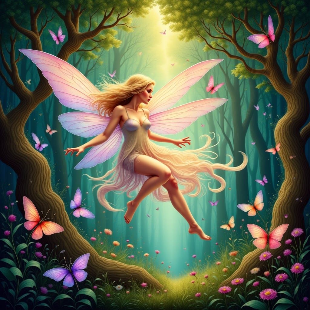 USING RETRAINED FINES DREAMY FAIRY MODEL W FLUX 7