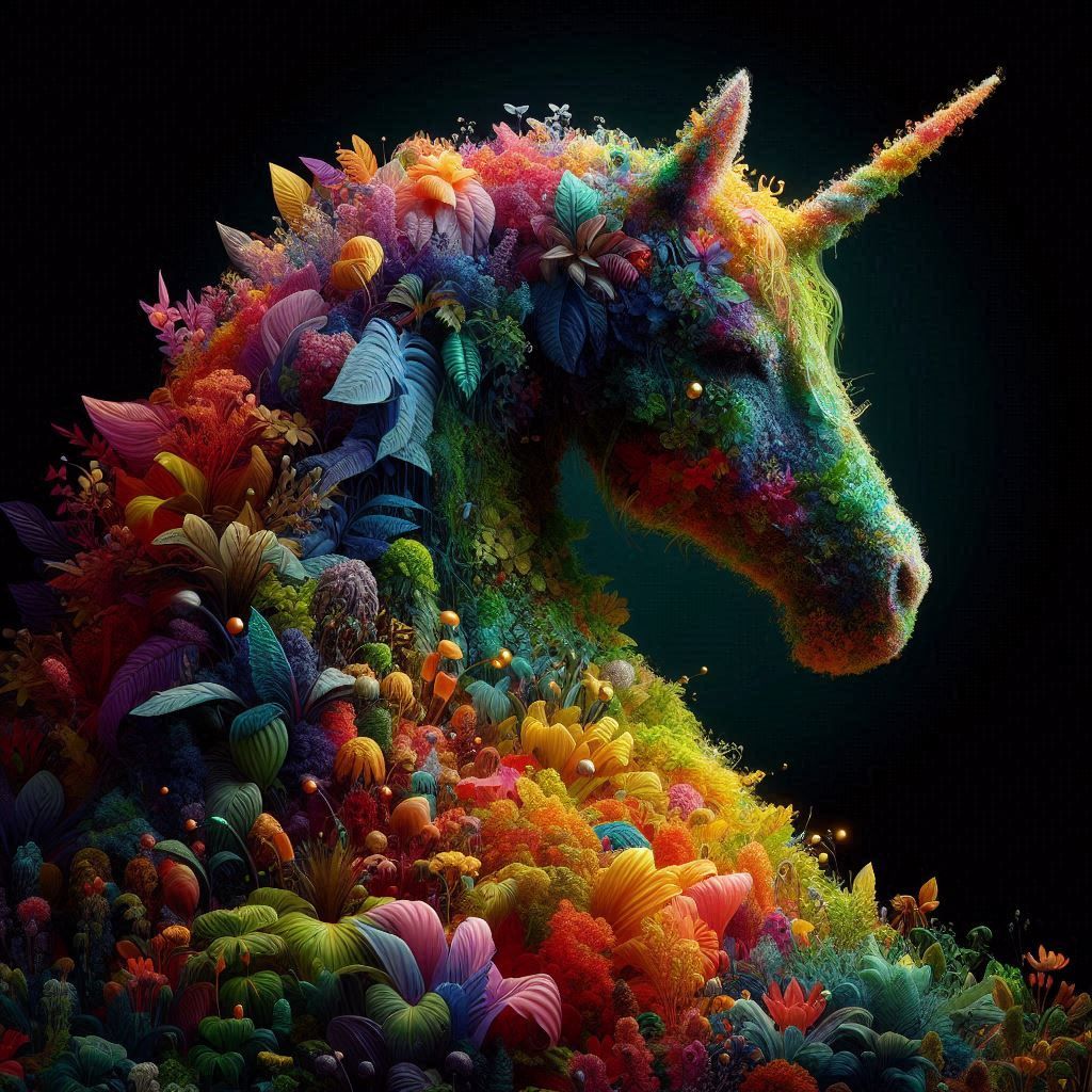 Colorful Unicorn 2