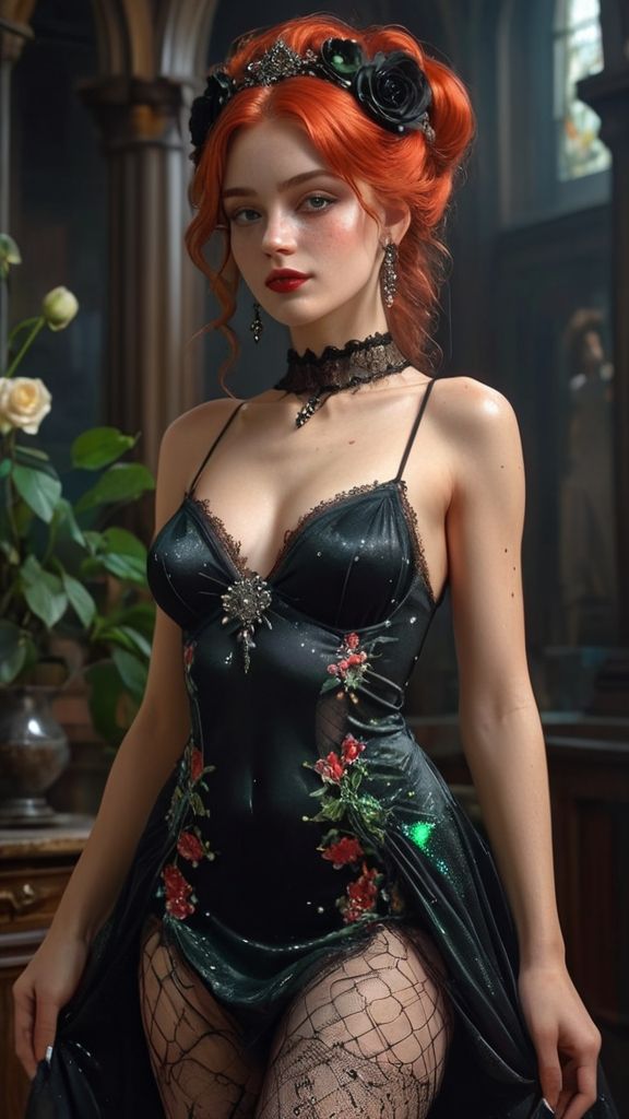 Organza Gothic Dress