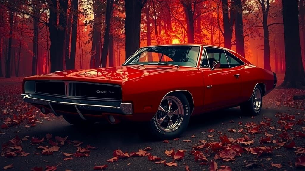  1969 Dodge Charger.  by @IslaSkye