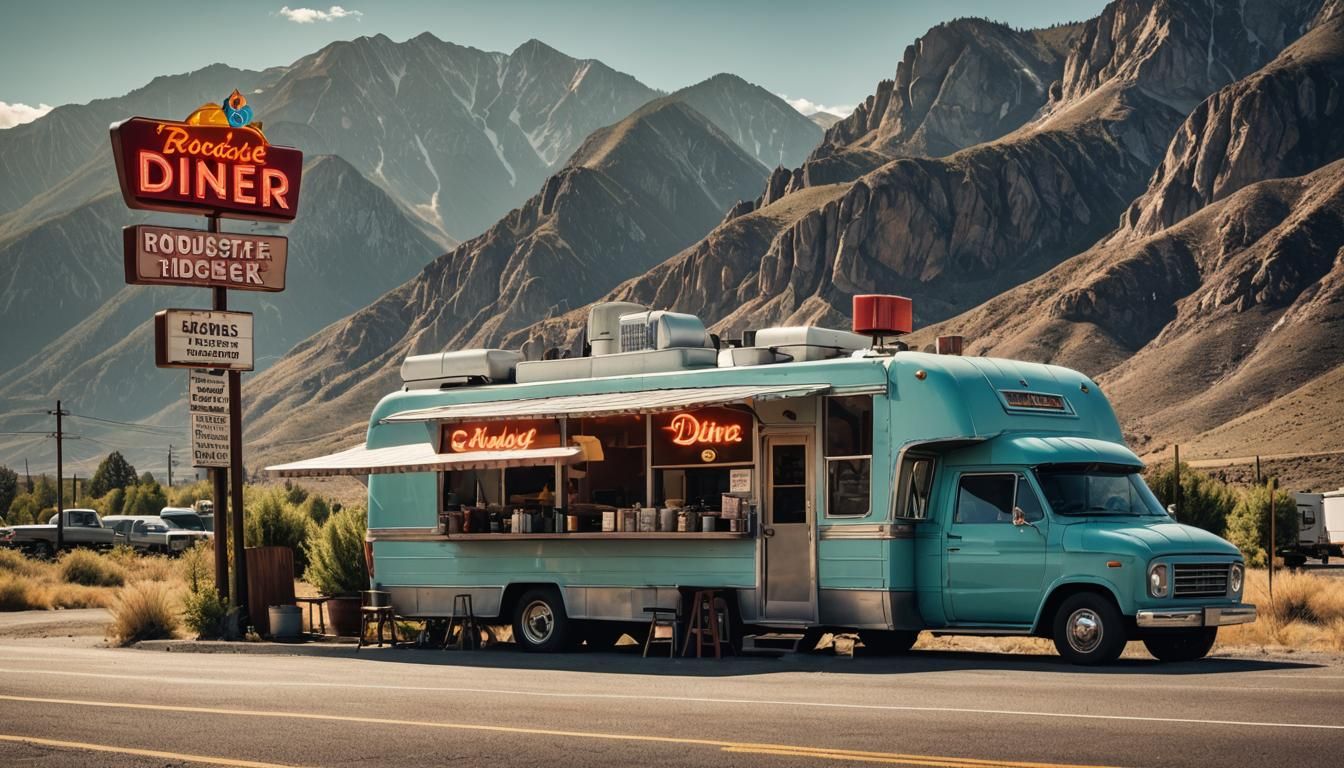 Diner Van  by @ImaginatorLucy