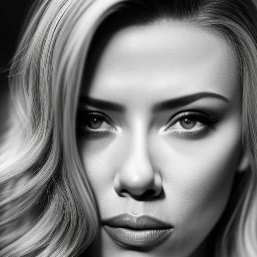 A cinematic ﬁlm still of Scarlett Johansson - AI Generated Artwork ...