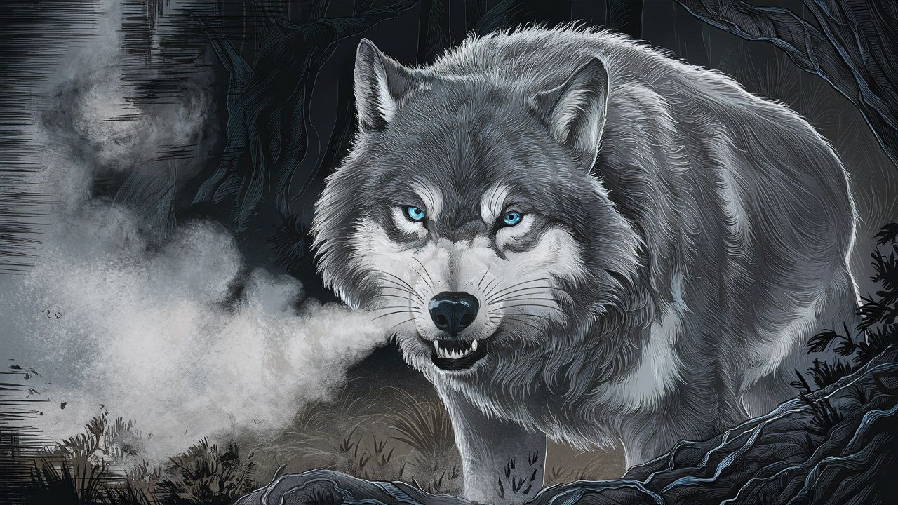 Mist Wolf - AI Generated Artwork - NightCafe Creator