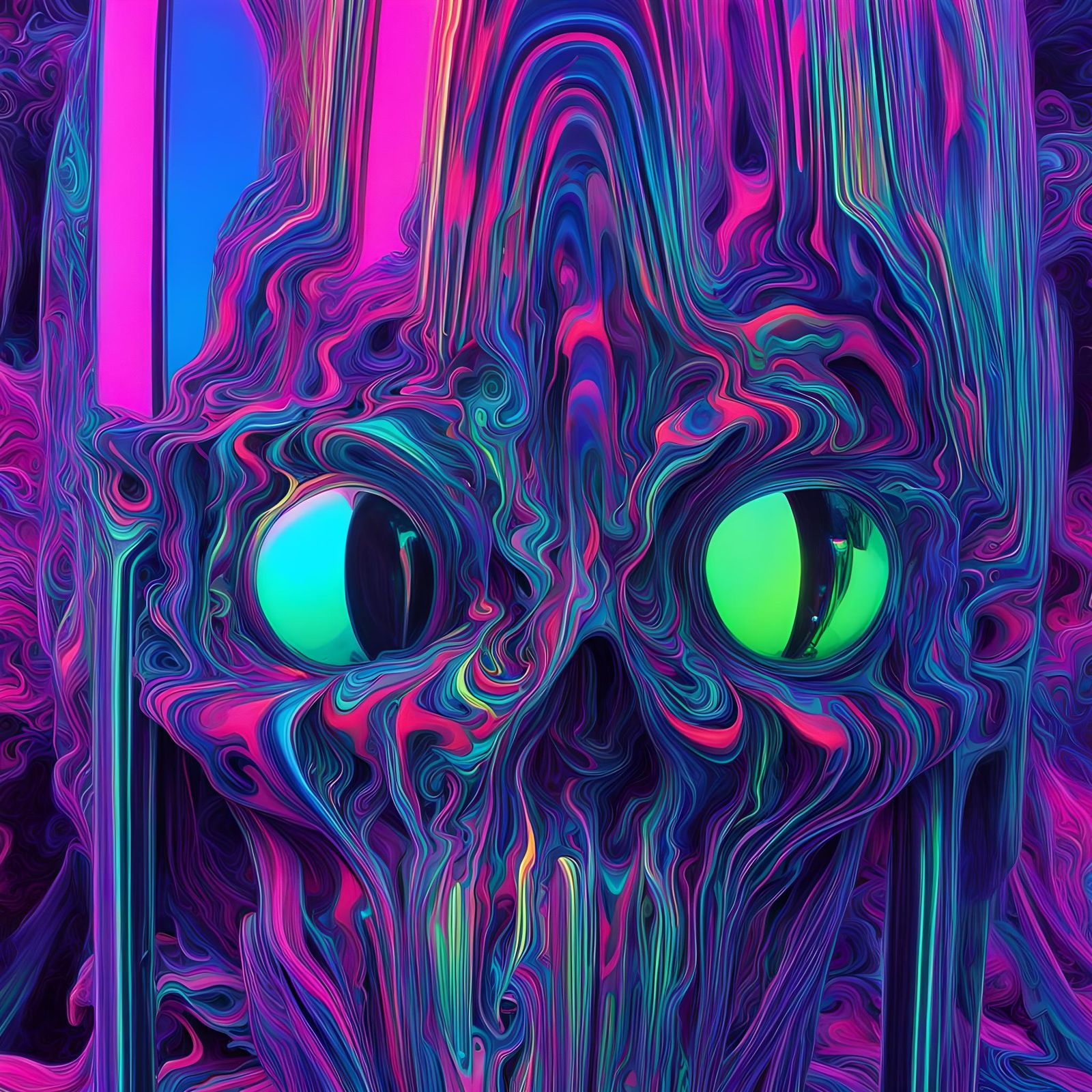 glitch head
