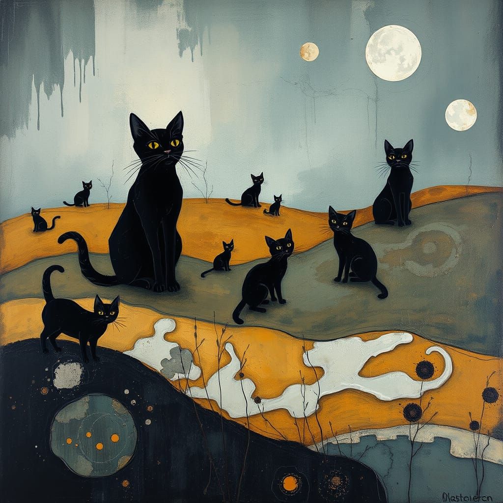 Cat's world   by @Olchap