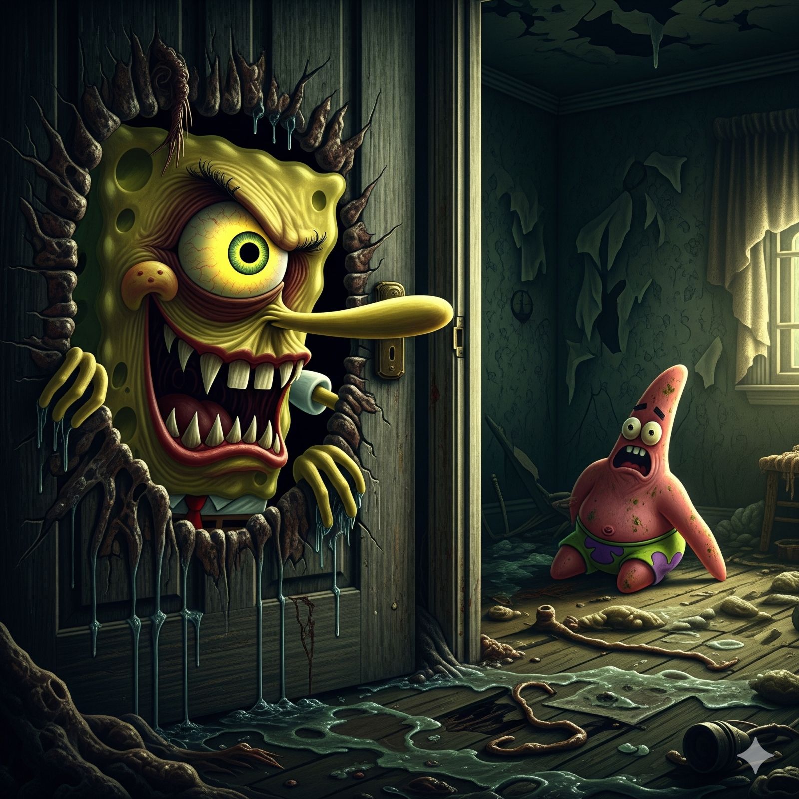 He-e-e-re's SpongeBob!